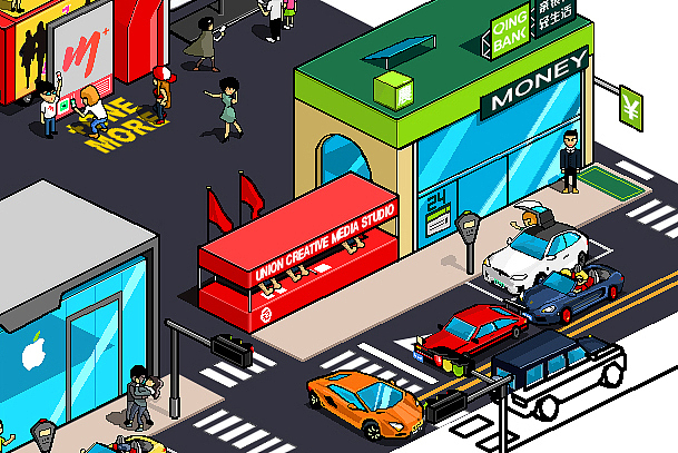 余兴丨第一次制作像素画，2.5D纯鼠标绘制（图ZMTAwNDg0NDI0） - 像素画 - 站酷设计师CNTSE原创素材 - 站酷ZCOOL