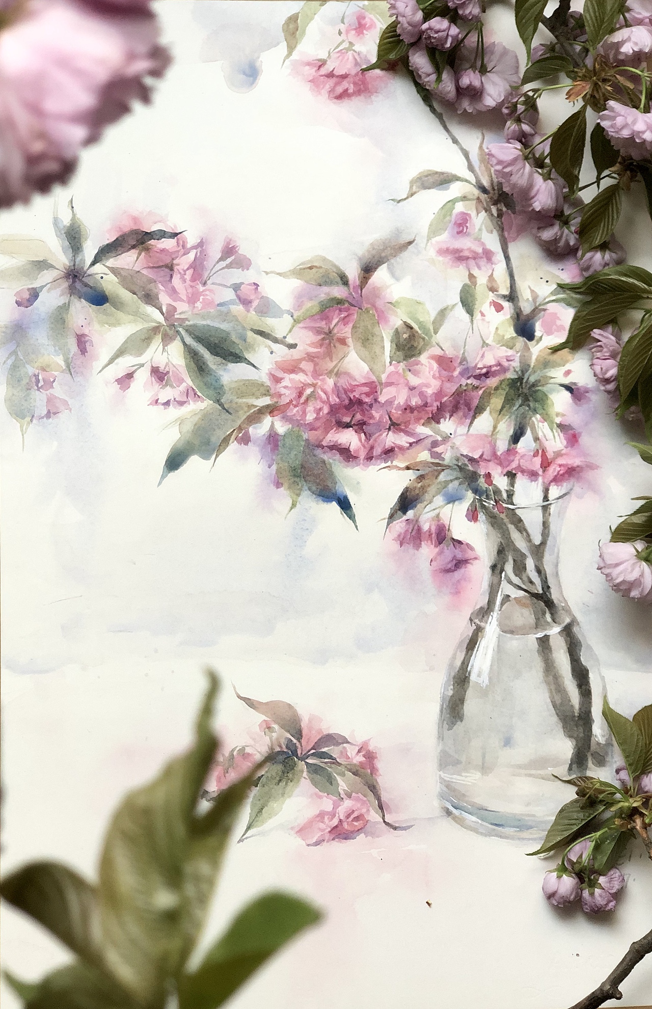四月樱花（图ZMTUzMTMxODY4） - 绘画 - 站酷设计师SGED四个耳洞原创素材 - 站酷ZCOOL