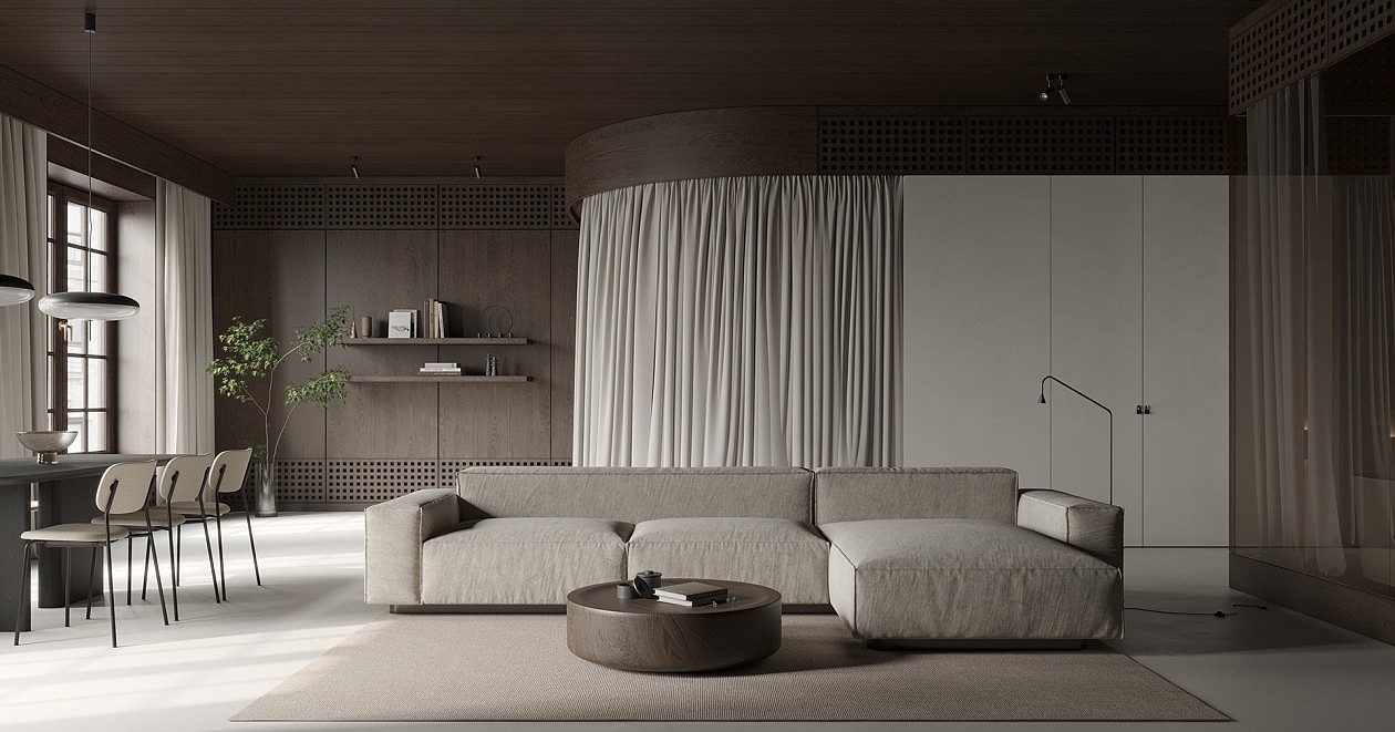 72平开放式空间设计