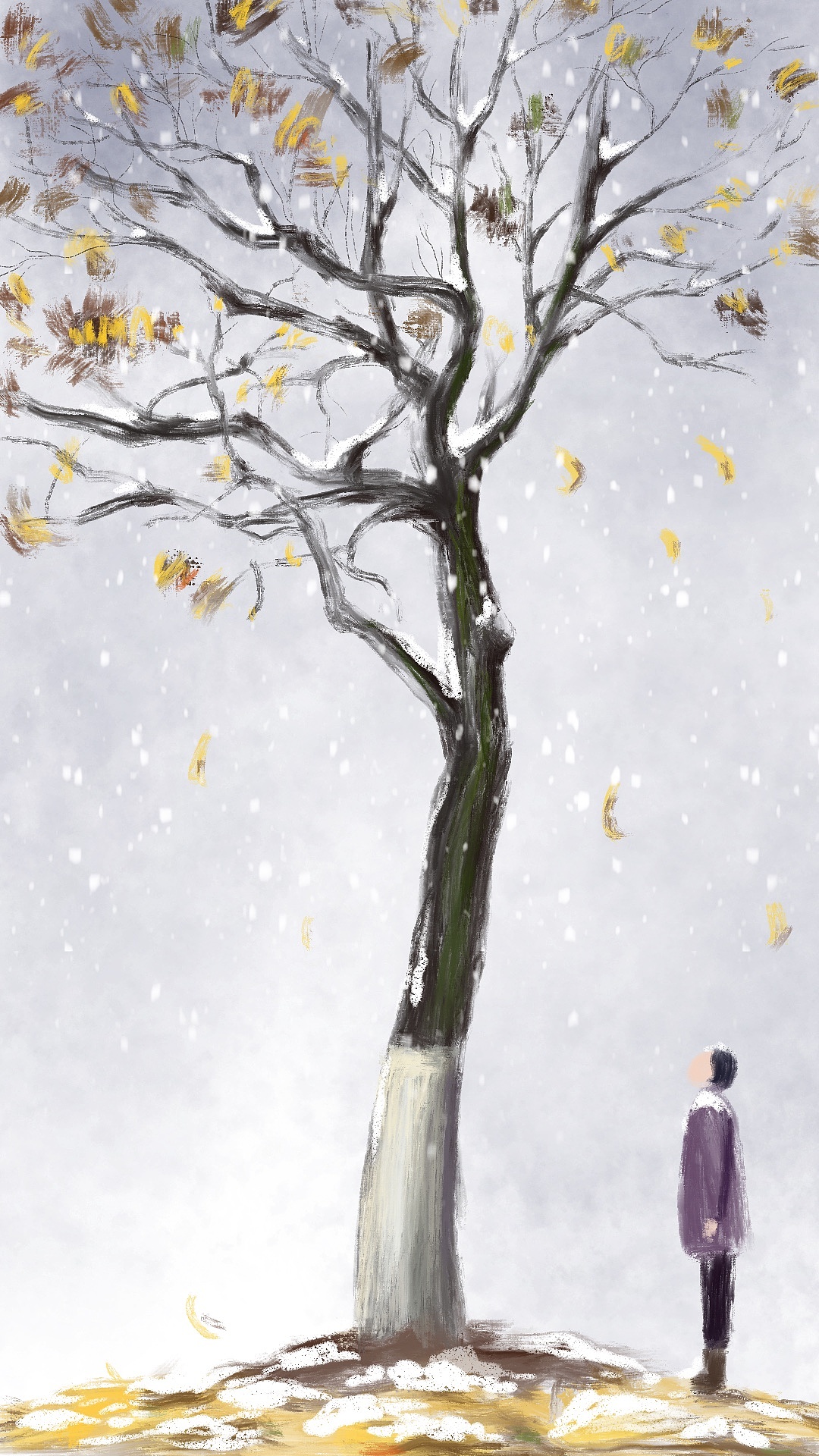 Winter Theme Cartoon