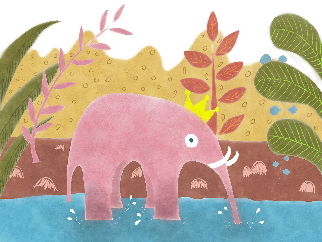 大象大象～|插画|儿童插画|yushy - 原创作品 - 站酷 (ZCOOL)