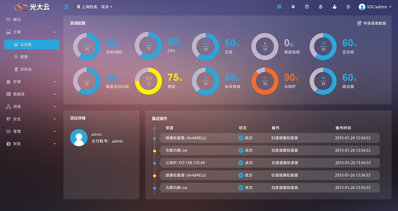 光大云项目界面（图ZNzI0MTIyMTY=） - 企业官网 - 站酷设计师耶晓晨原创素材 - 站酷ZCOOL