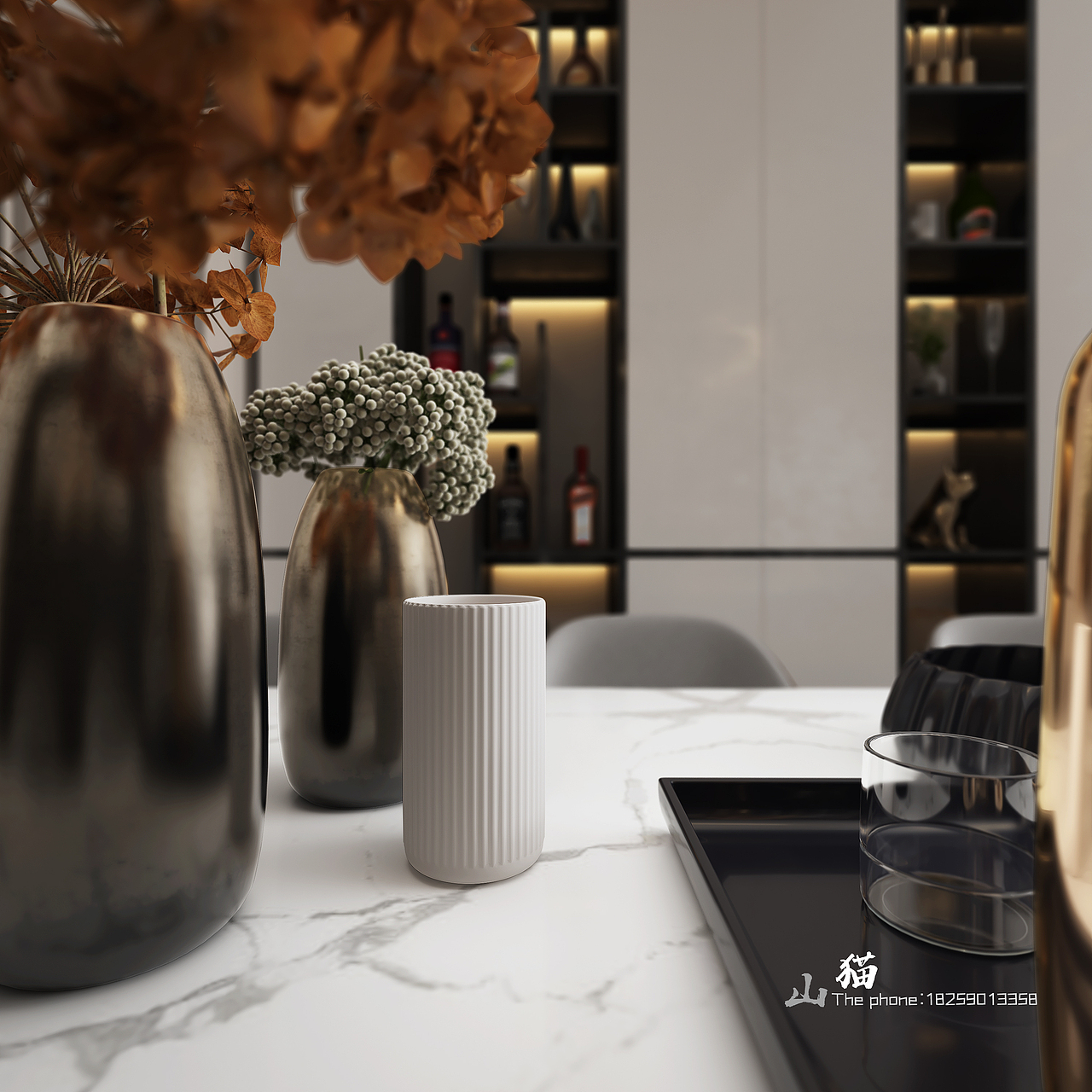 居家—客餐厅（图ZMjAxNTM2ODA4） - 家装设计 - 站酷设计师山猫视觉原创素材 - 站酷ZCOOL