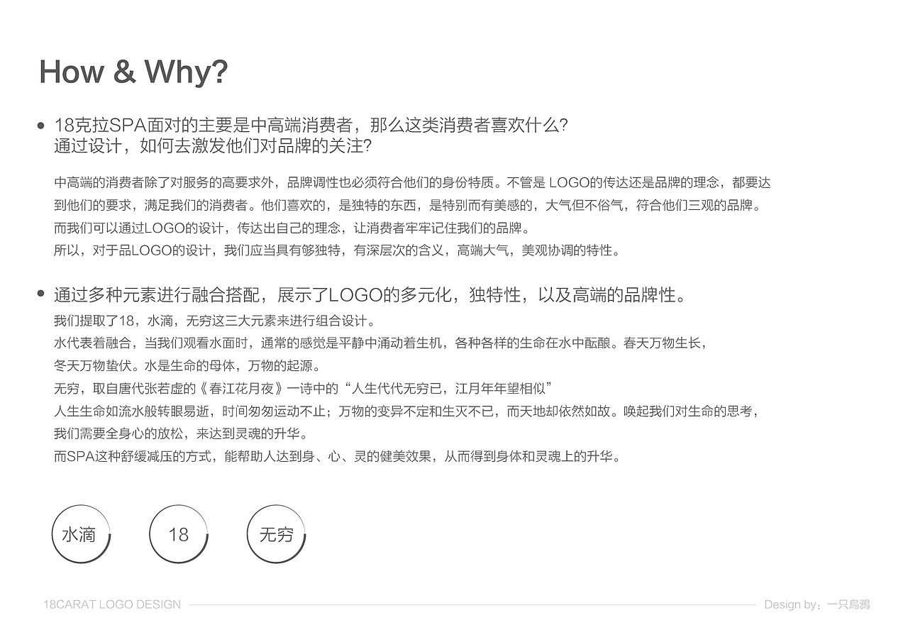 18克拉美容SPA品牌LOGO设计（图ZODI2MTE4MjA=） - 品牌 - 站酷设计师一只烏鴉原创素材 - 站酷ZCOOL