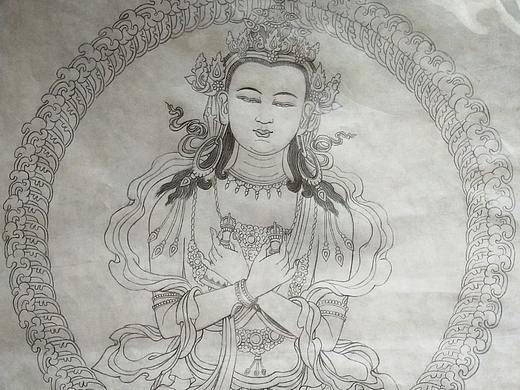 手绘唐卡