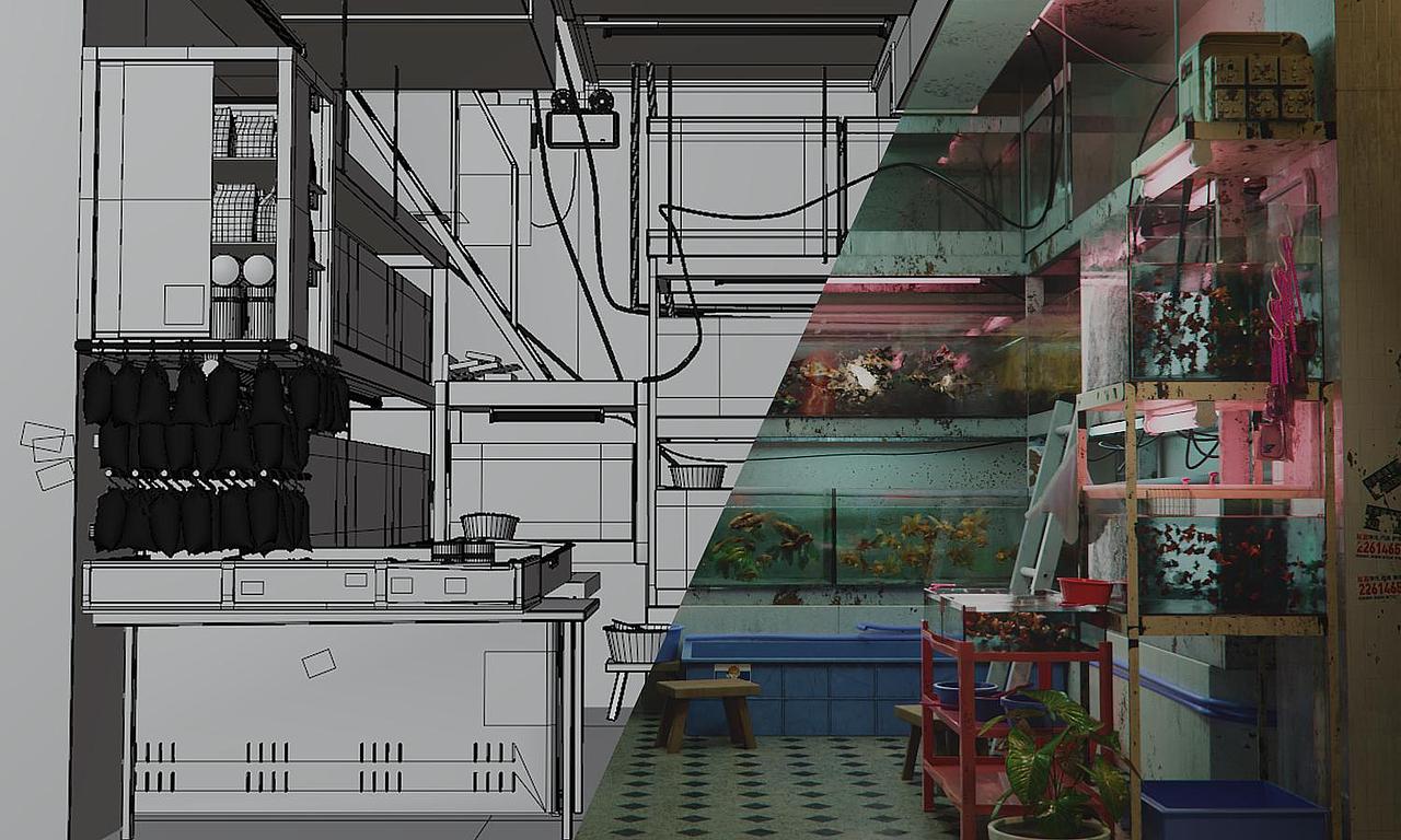 此店不卖金鱼（图ZMjkxNDEzODI4） - 场景 - 站酷设计师落雷原创素材 - 站酷ZCOOL