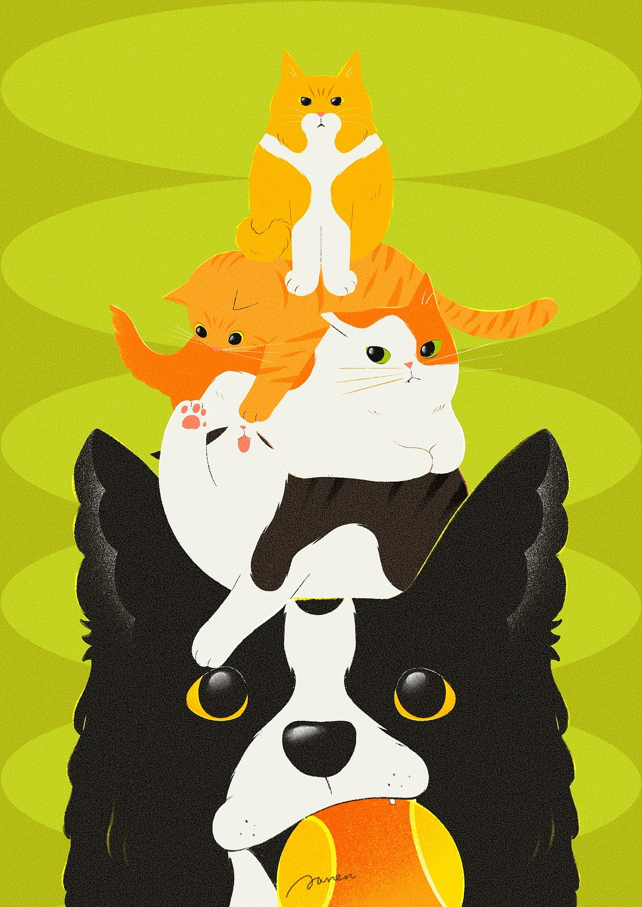 米團(tuán)兒的朋友們（圖ZMjYzNjI0MjUy） - 創(chuàng)作習(xí)作 - 站酷設(shè)計(jì)師Aaren原創(chuàng)素材 - 站酷ZCOOL