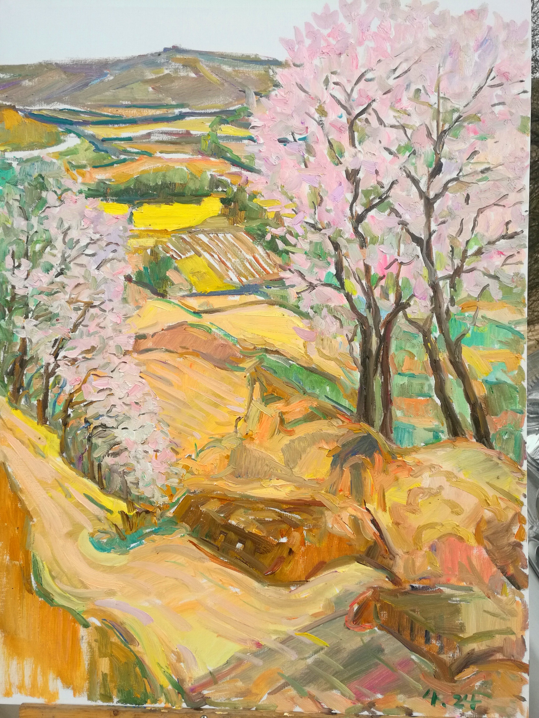 农家小院|纯艺术|油画|胡涂乱抹 - 原创作品 - 站酷 (zcool)