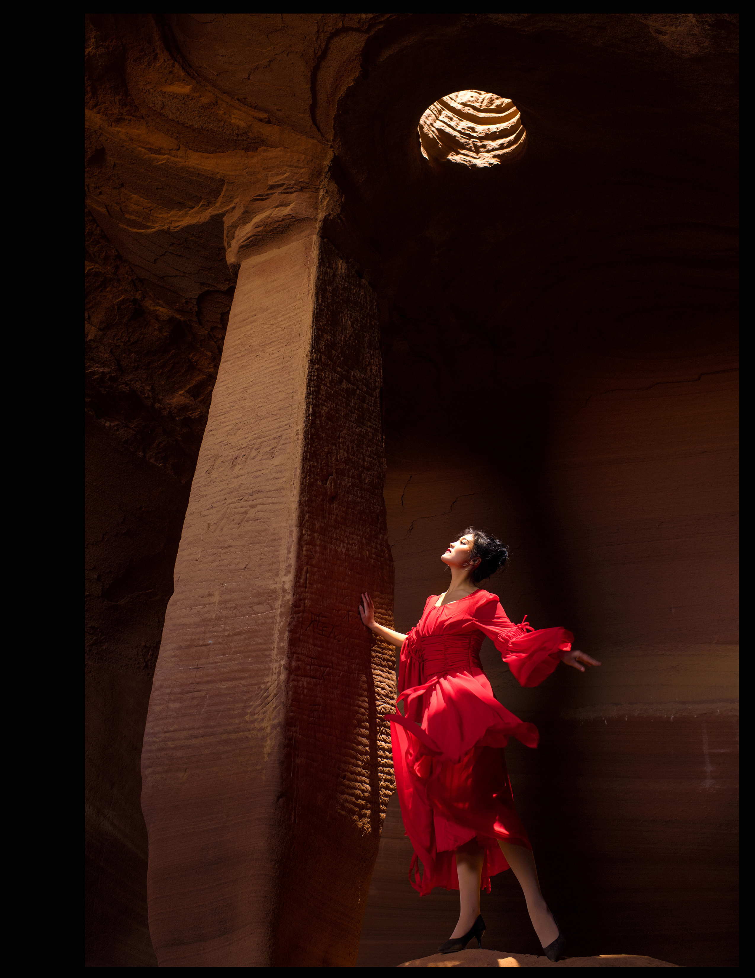 丹霞地貌人像主题摄影