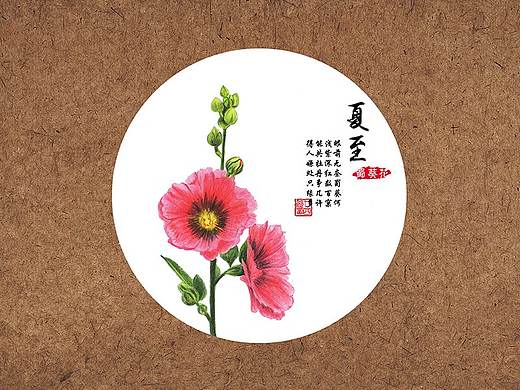【驴大萌彩铅教程230】24节气花卉手绘图鉴—夏至蜀葵花