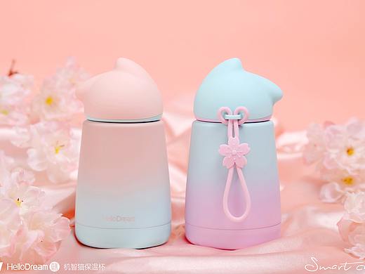 HelloDream【机智猫保温杯】官方产品拍摄图