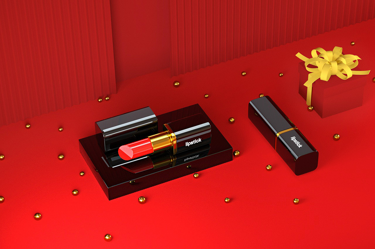 C4D口红（图ZMTg3ODUzNDg4） - 其他三维 - 站酷设计师Mandy&Lucy原创素材 - 站酷ZCOOL