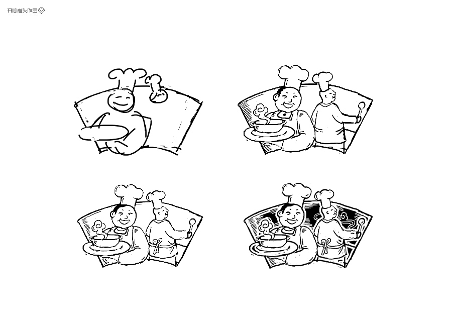 胖哥俩肉蟹煲VI设计全程（图ZMTg5NTY4MzI=） - 品牌 - 站酷设计师开心老头原创素材 - 站酷ZCOOL