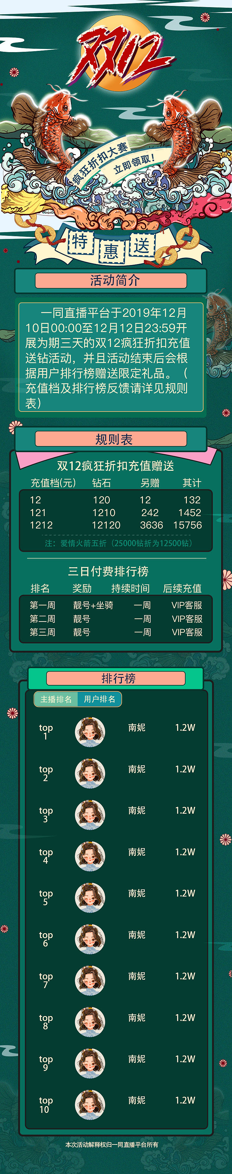 双12 H5活动海报（图ZMTg3MTU2NjE2） - APP界面 - 站酷设计师南米妹原创素材 - 站酷ZCOOL