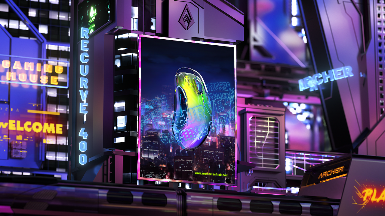 RECURVE 400鼠标宣传动画（图ZMzI3NzU2OTMy） - 动画/影视 - 站酷设计师小铁匠存钱买希望原创素材 - 站酷ZCOOL