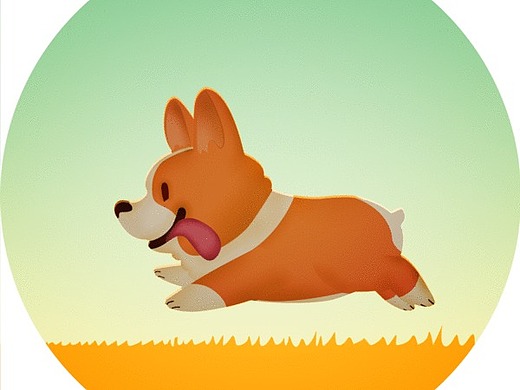 动画练习笔记03《阳光下奔跑的柯基》