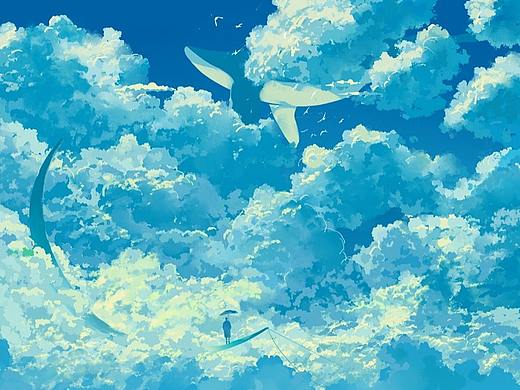 爱着天空也深爱着你