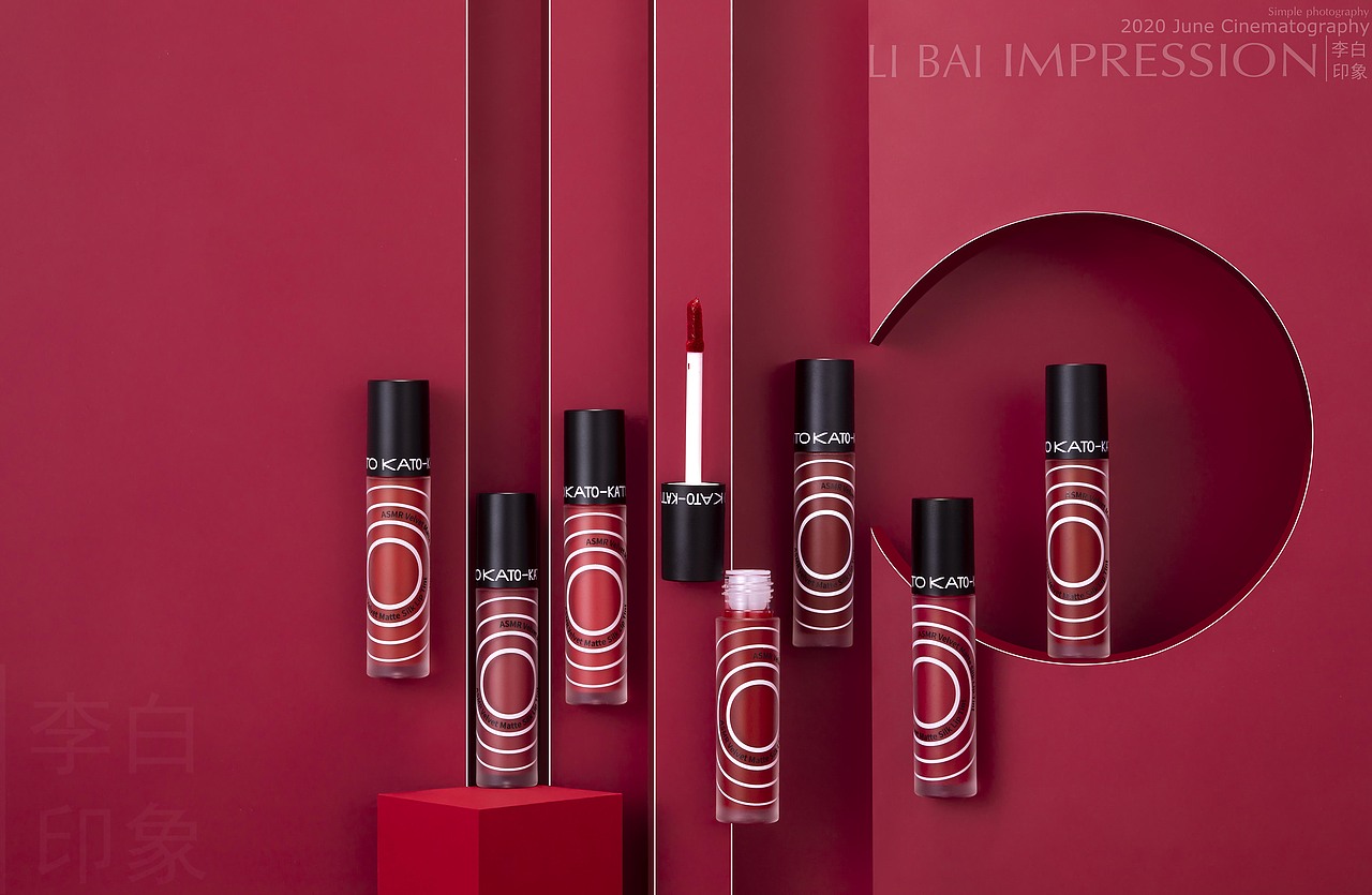 唇釉 睫毛膏（图ZMjE4OTgzNzg4） - 产品摄影 - 站酷设计师李白印象原创素材 - 站酷ZCOOL