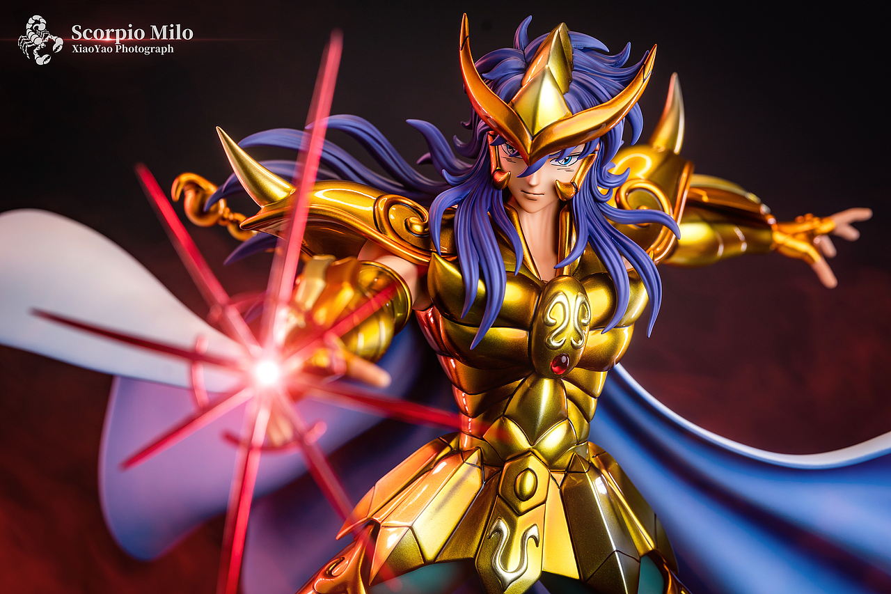 黄金圣斗士! 天蝎座雕像摄影