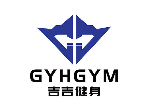 塑形健身运动馆健身房商标志logo设计