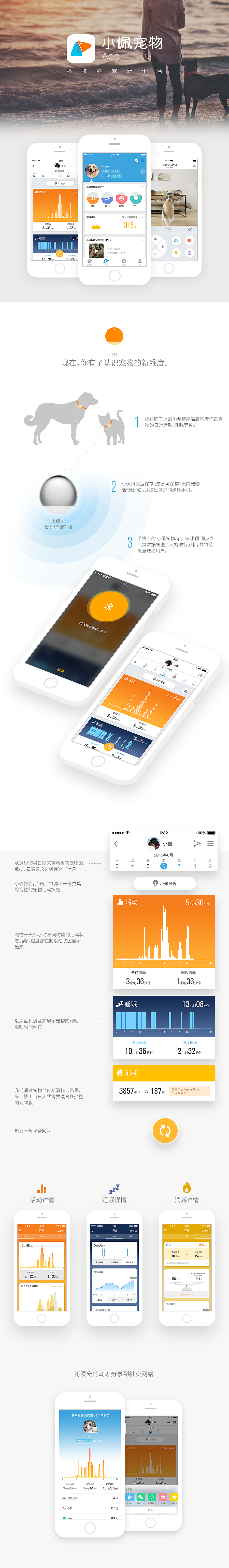 小佩宠物App6.0（图ZNDU5ODEyMTI=） - APP界面 - 站酷设计师funlwo原创素材 - 站酷ZCOOL