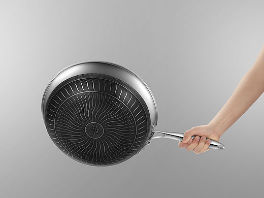 不锈钢锅重绘精修图