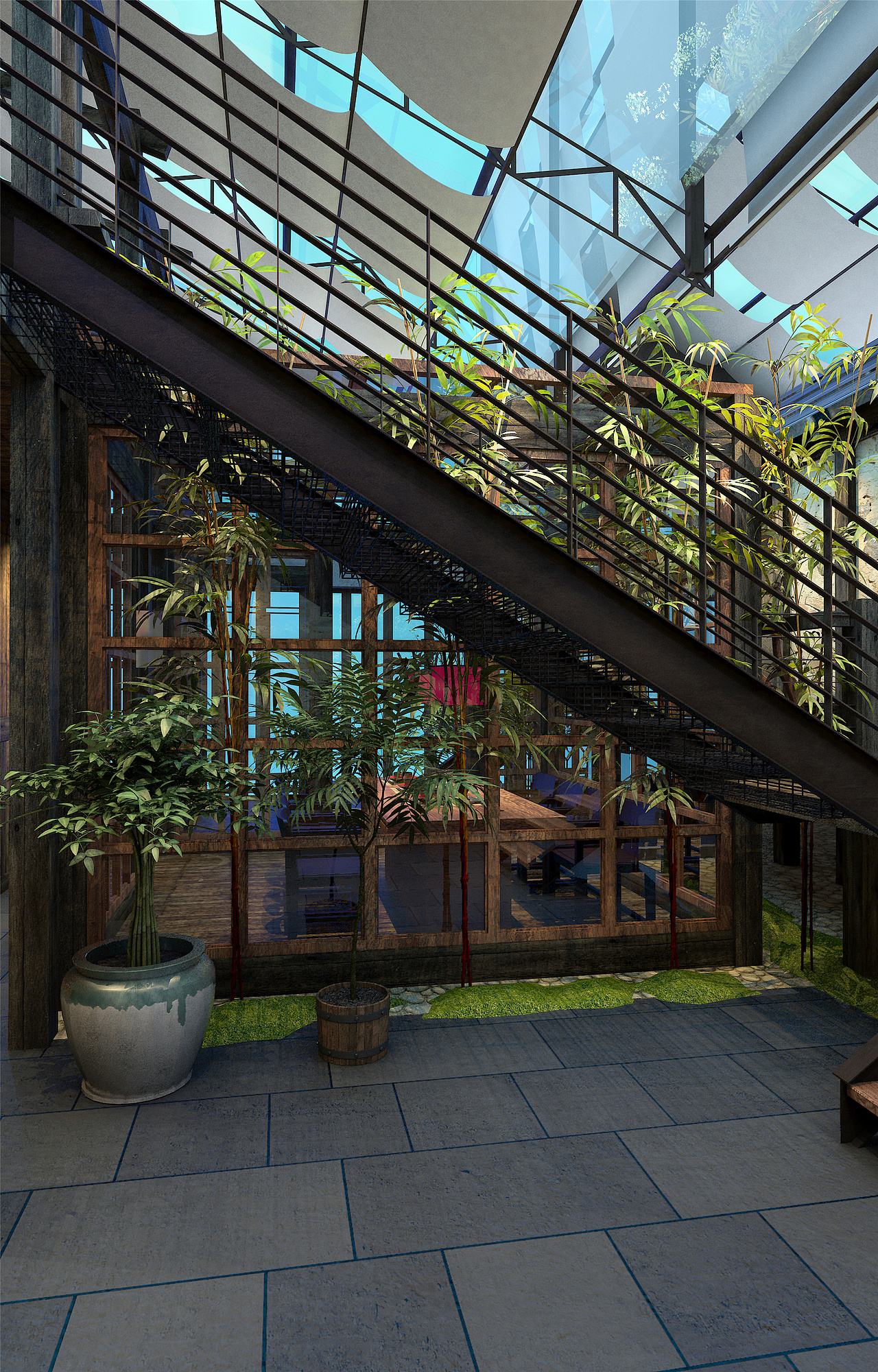 沈阳辰韩馆炭火烧肉餐厅设计