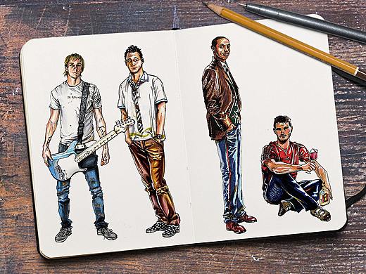 足球球星绘画合集