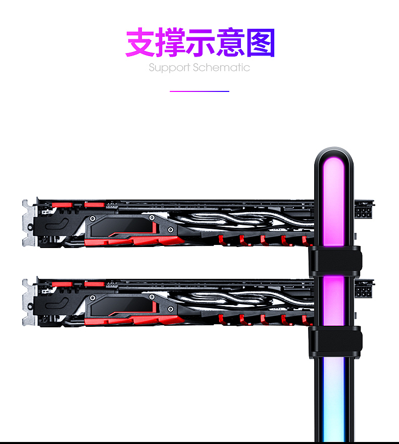 显卡支架详情页