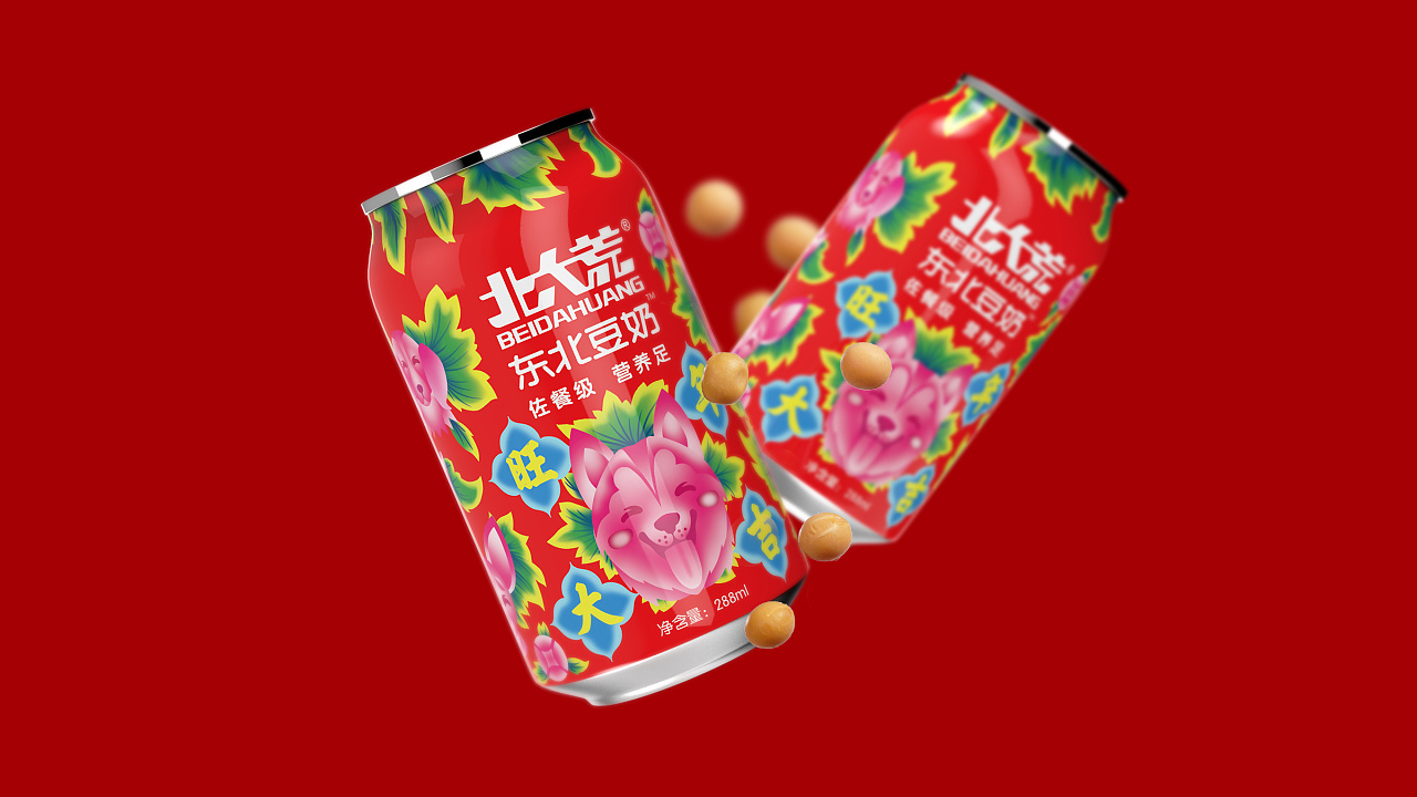春节限量版北大荒豆奶饮料