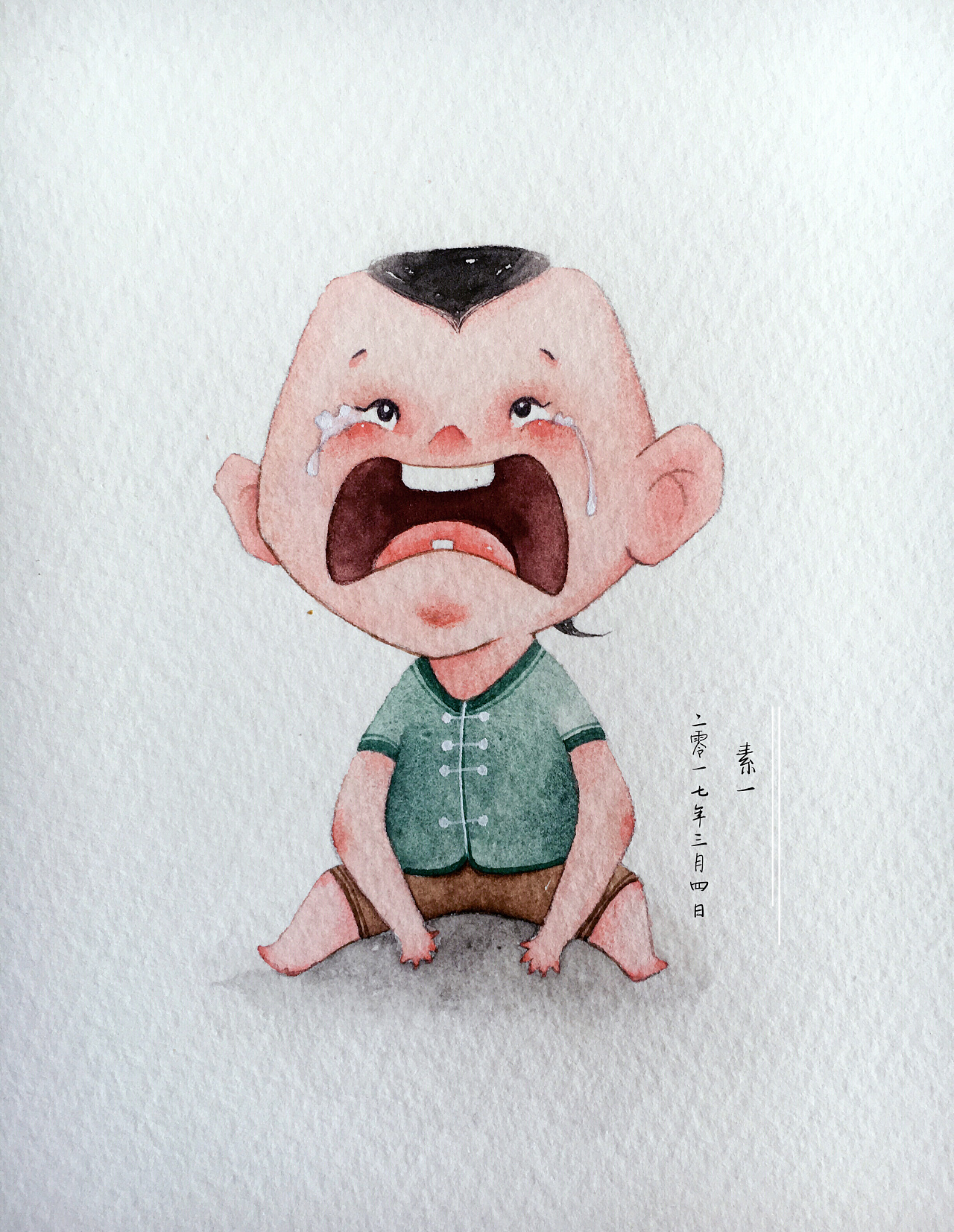 小娃娃|插画|儿童插画|素一nana - 原创作品 - 站酷 (zcool)
