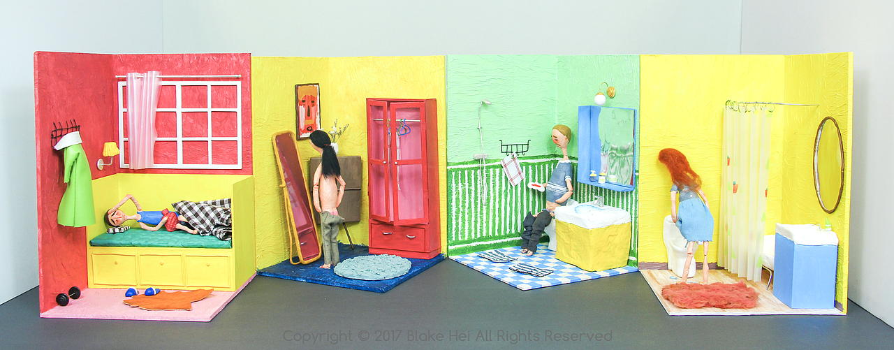 立体插画「HeForShe​​​​​​​」（图ZOTI1NjYwODg=） - 其他手工艺 - 站酷设计师Blake黑犬原创素材 - 站酷ZCOOL