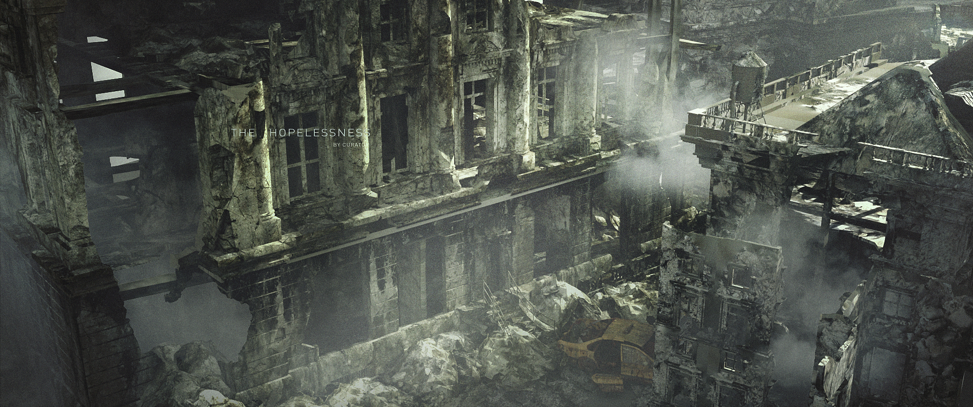 青色-废墟|三维|场景|林老头o - 原创作品 - 站酷 (zcool)