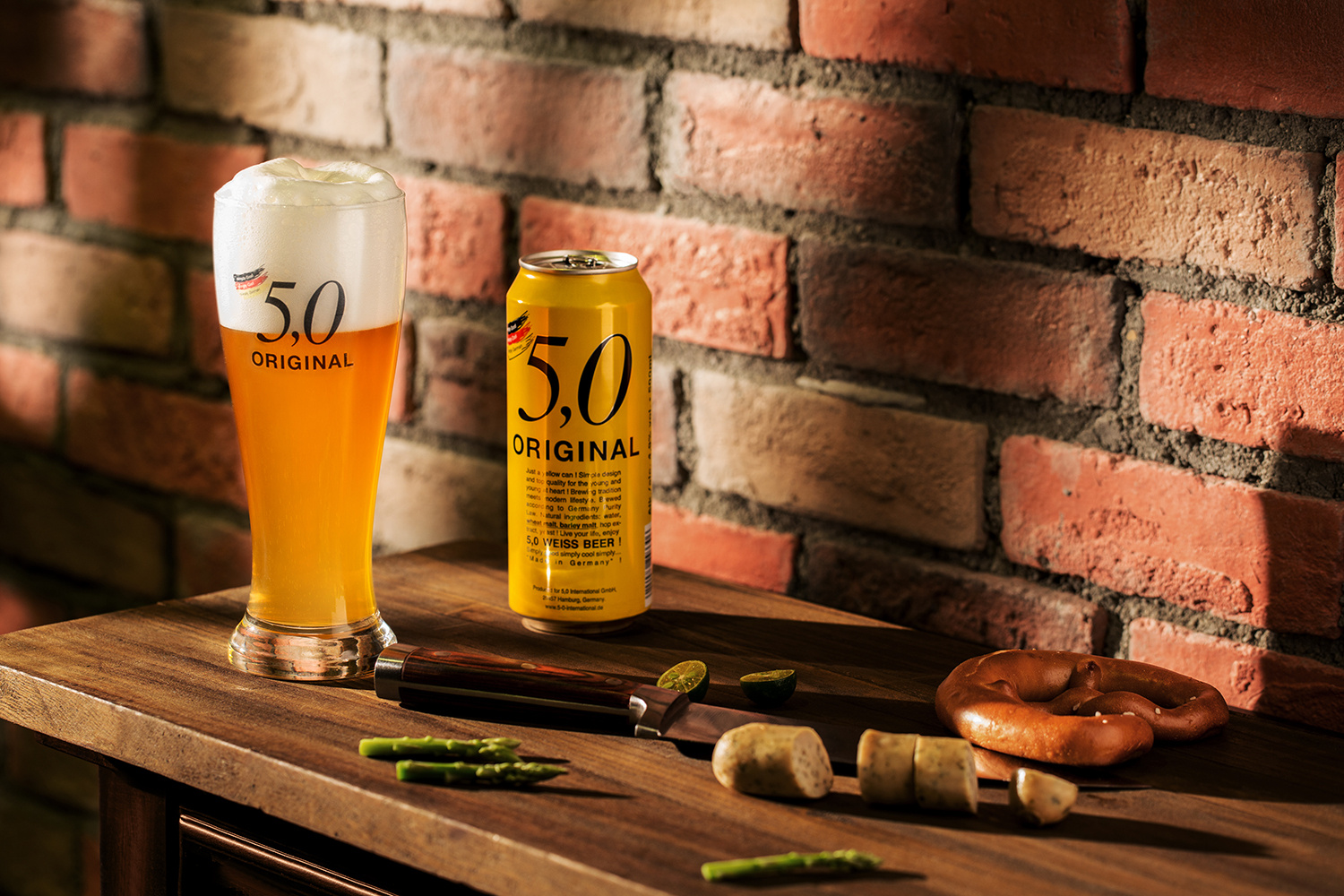 德国奥丁格啤酒广告场景氛围拍摄及修图案例