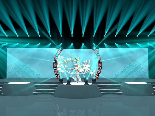 C4D舞臺(tái)燈光秀演示（個(gè)人主頁(yè)-ZNDI3NDY1MzY=） - 動(dòng)畫/影視 - 站酷設(shè)計(jì)師星光舞美設(shè)計(jì)原創(chuàng)素材 - 站酷ZCOOL