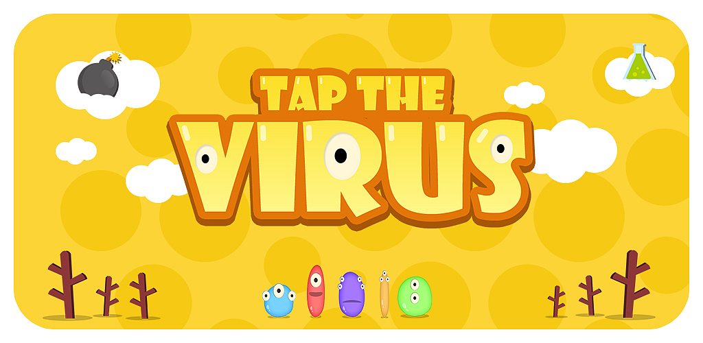 《Tap the virus》手游视觉（图ZMjUzNDAwNjg=） - 游戏UI - 站酷设计师朕有起床气原创素材 - 站酷ZCOOL
