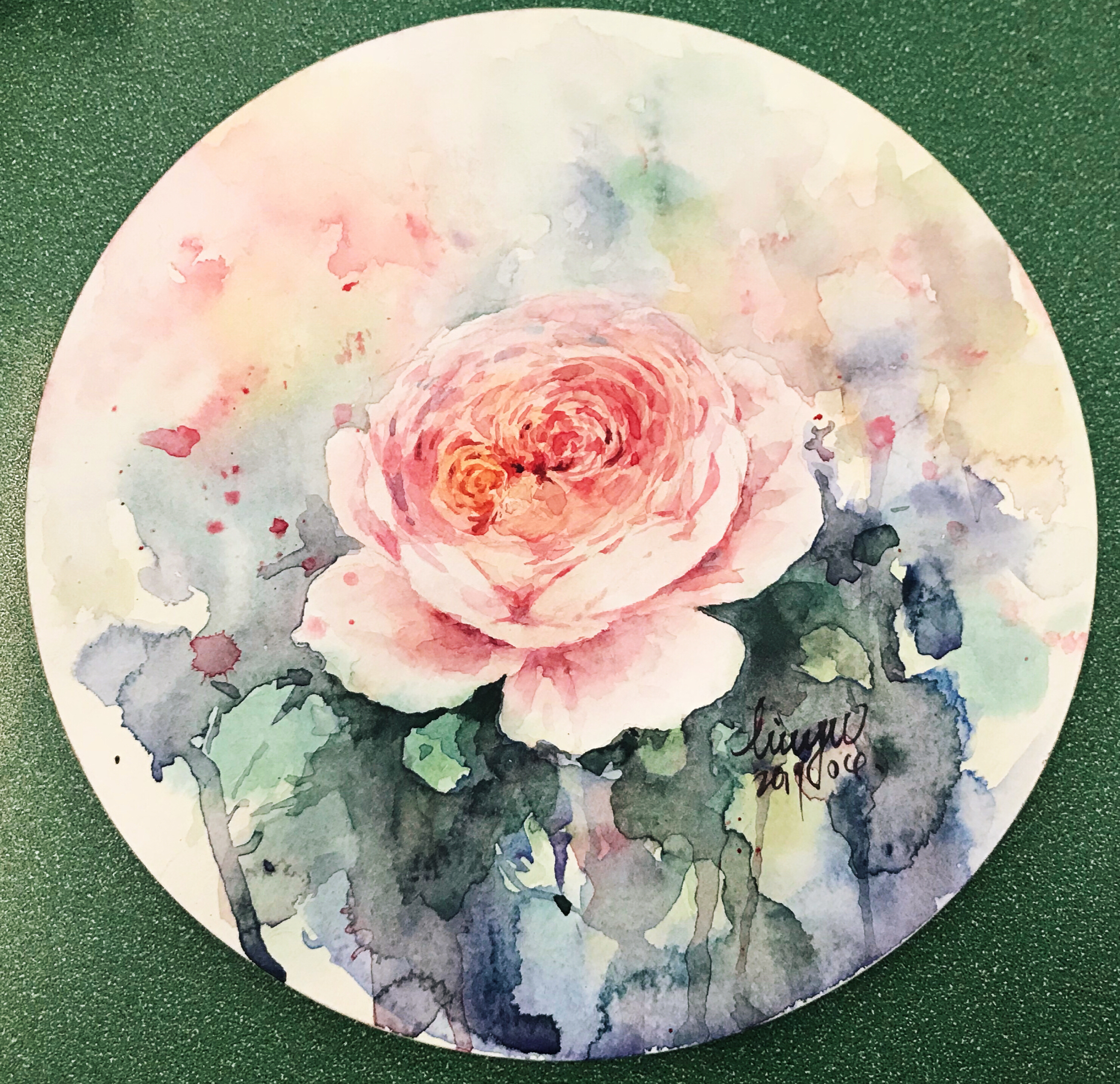 写生月季|纯艺术|绘画|爱画画的小鱼儿 - 原创作品 - 站酷 (zcool)