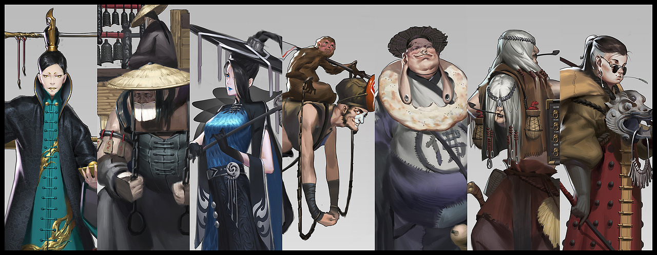 小江湖(图ZMTA2ODY5Mjk2) - 概念设定 - 站酷设计师Cgron原创素材 - 站酷ZCOOL
