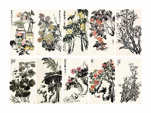 国画写意《花果十二则》