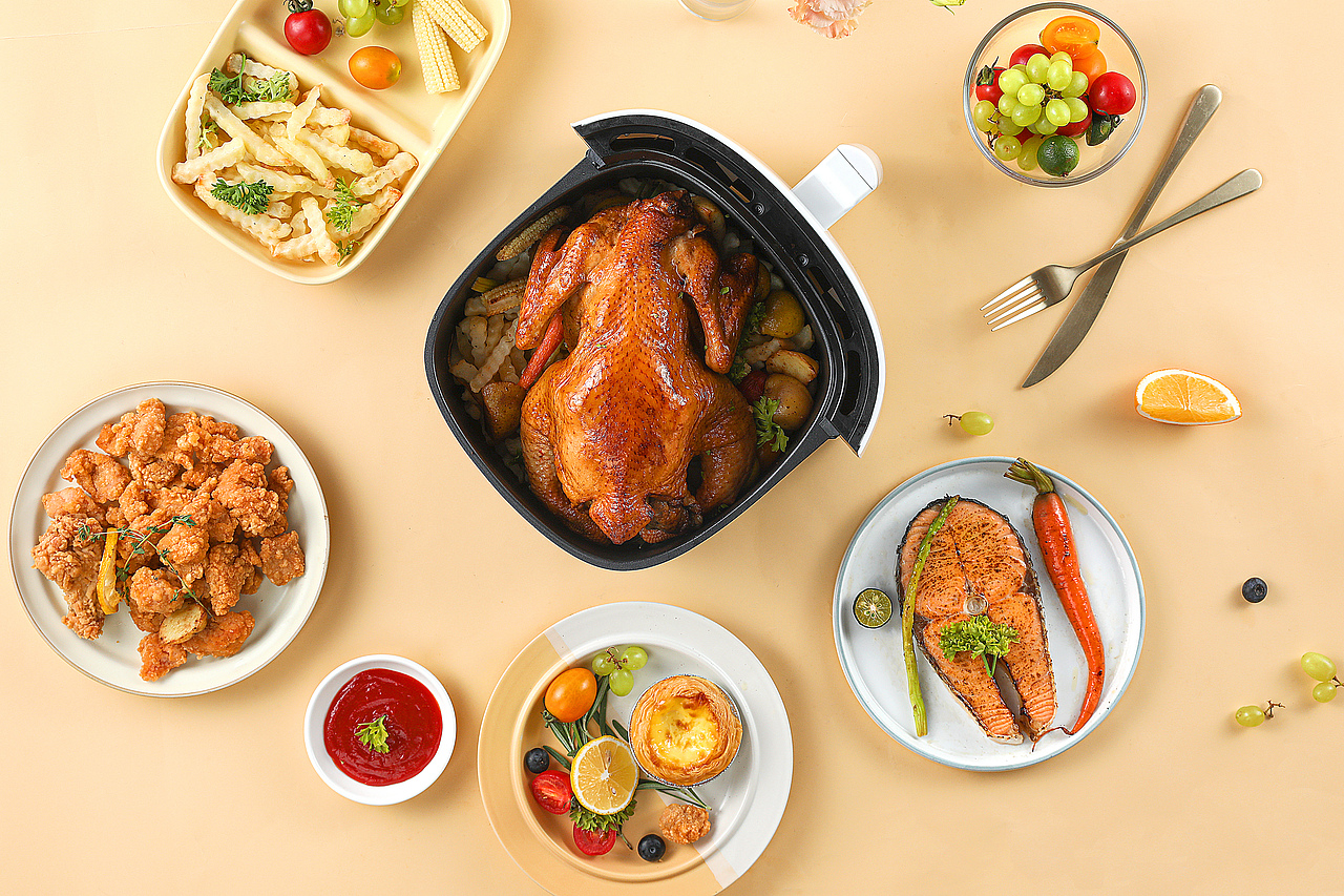 空气炸锅（图ZMjk2MDg0MTQ4） - 产品摄影 - 站酷设计师温德曼原创素材 - 站酷ZCOOL