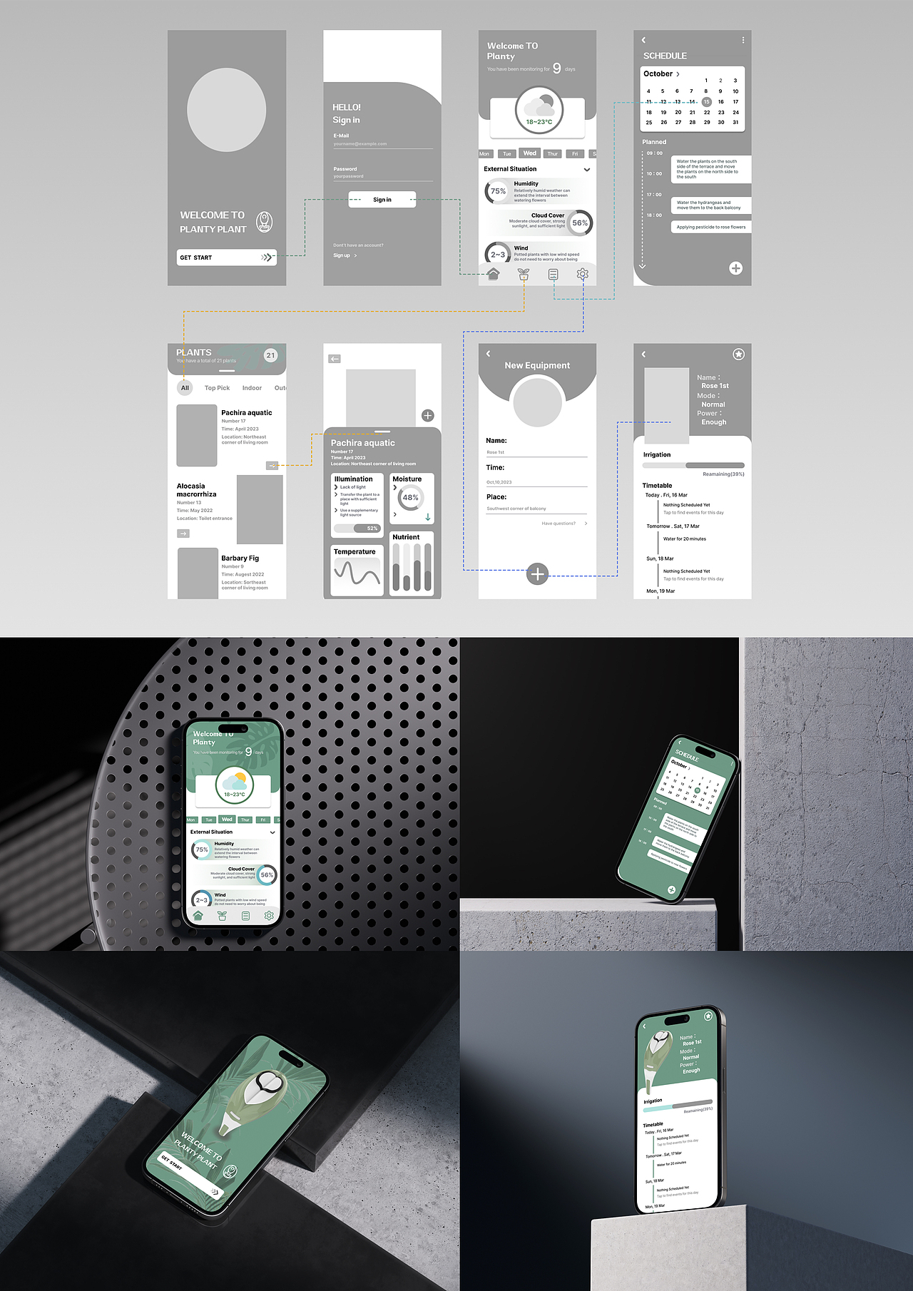 家用植物盆栽自动灌溉APP设计（图ZMzcwOTYxNjg4） - APP界面 - 站酷设计师kalankaya原创素材 - 站酷ZCOOL