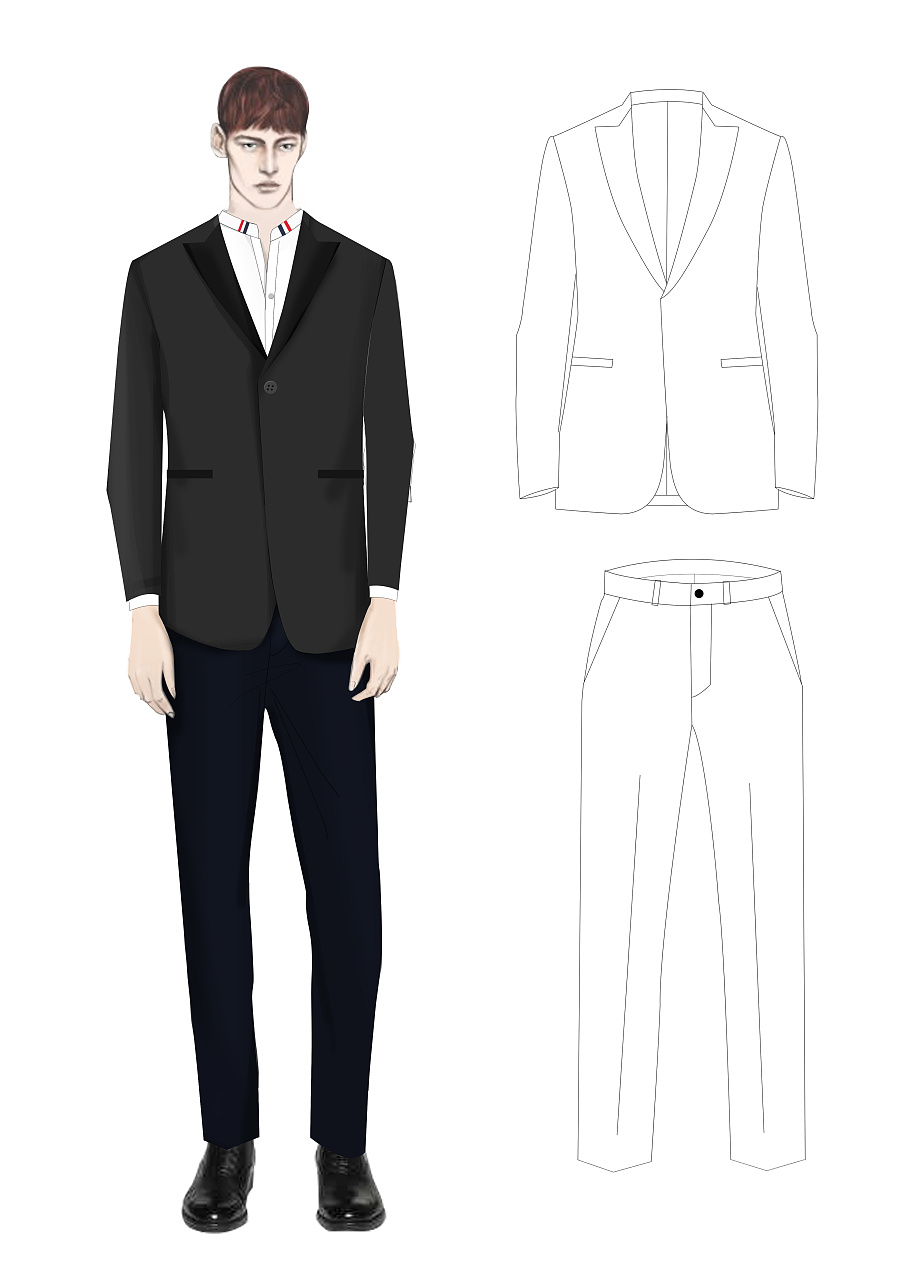 ktv工作服设计|其他服装|服装|我的西装传奇 - 原创设计作品 - 站酷