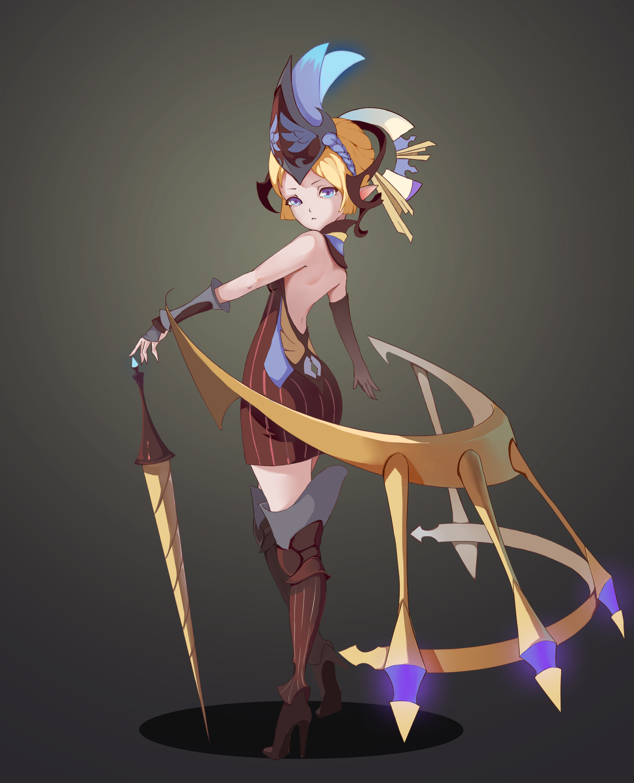 骑士|插画|游戏原画|洛卡胡狄 - 原创作品 - 站酷 (zcool)