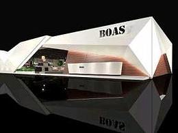 展位设计效果图展台案例