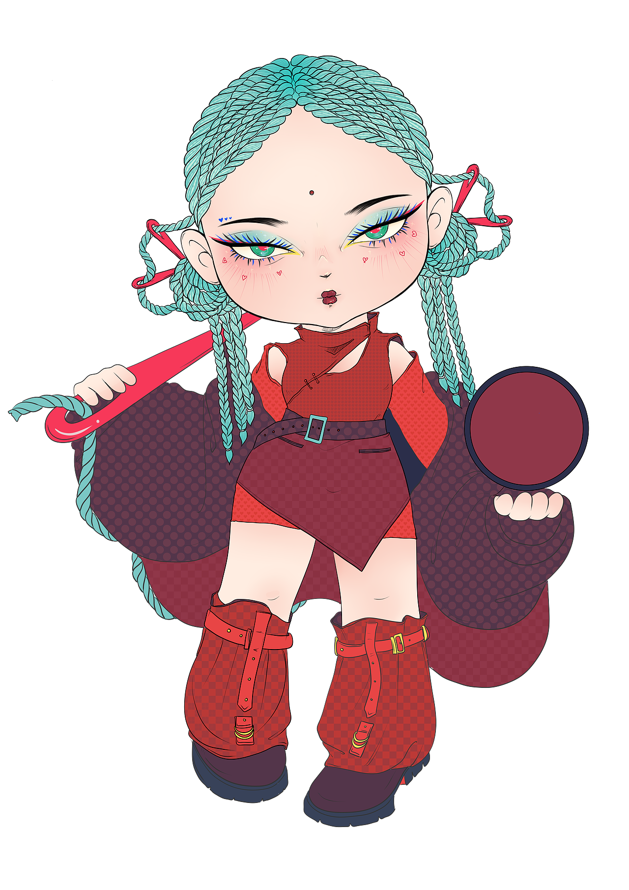 柯尔克孜刺绣IP设计（图ZMzA4NDkzNTk2） - IP形象 - 站酷设计师吃糖的凡凡不会烦原创素材 - 站酷ZCOOL