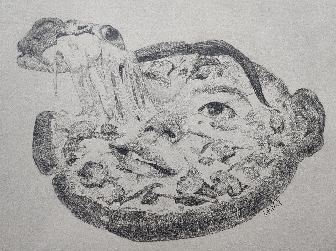 披萨脸（图ZMjEwNjUzMTUy） - 概念设定 - 站酷设计师阿昂一卯原创素材 - 站酷ZCOOL