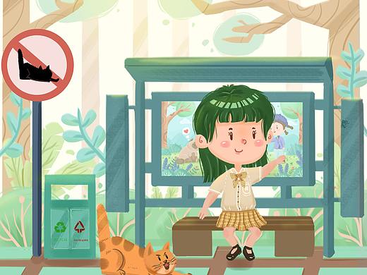 繪本中等場(chǎng)景（個(gè)人主頁-ZNTE1NjI4MTY=） - 繪本 - 站酷設(shè)計(jì)師黑貓彈吉他原創(chuàng)素材 - 站酷ZCOOL