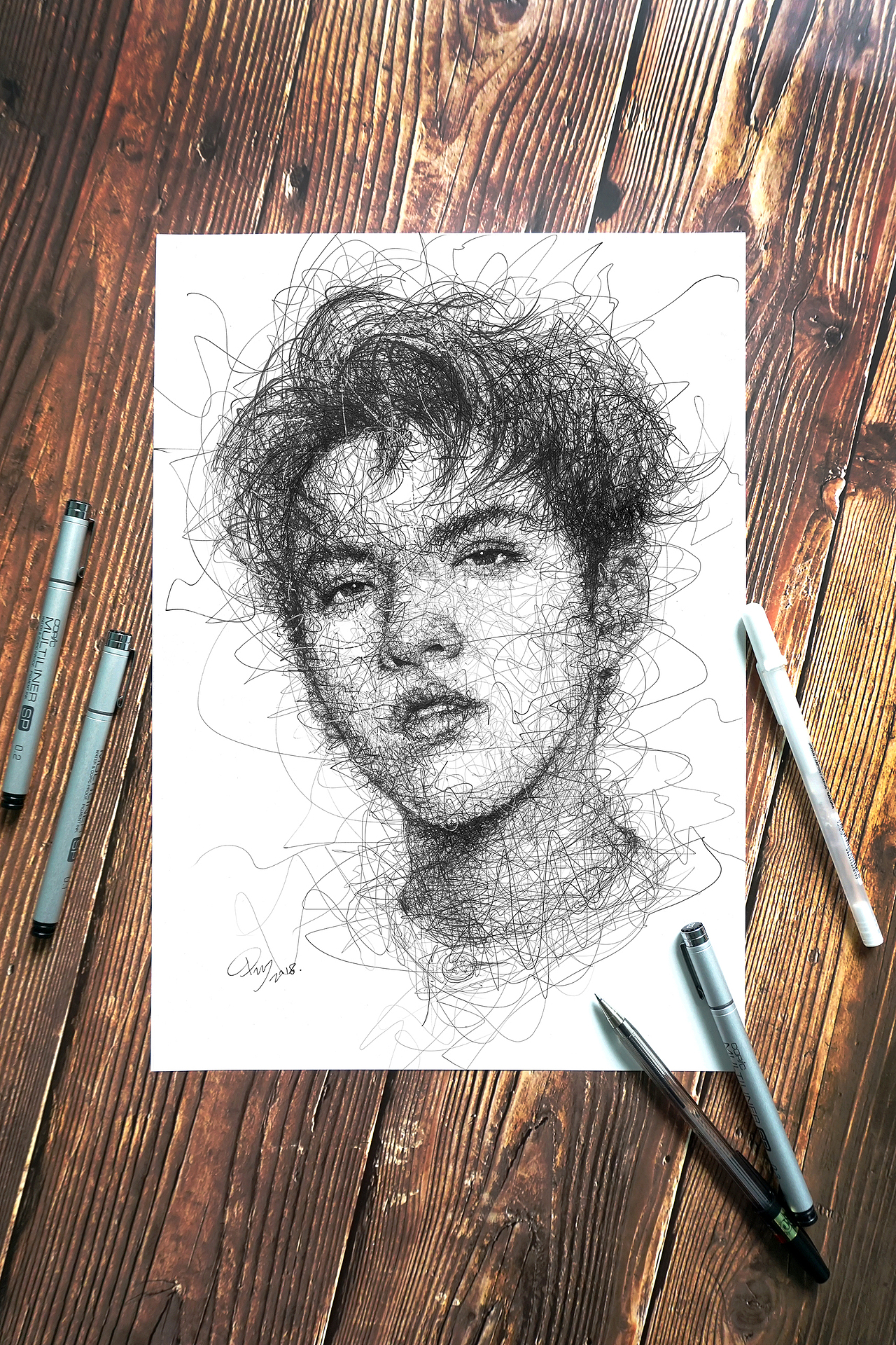 2018飞线涂鸦创作合辑 | 丁文尧