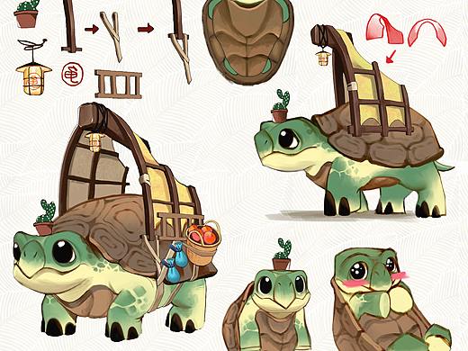 工作设计之可捕捉坐骑海龟