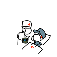 微信表情包-童年小八路军4